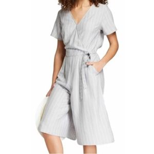 A New Day Gray & White Jumpsuit